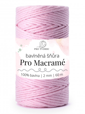 ProMacramé STANDARD cotton - rozčesávací 2mm