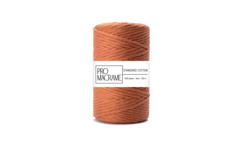 ProMacramé STANDARD cotton - rozčesávací 5mm