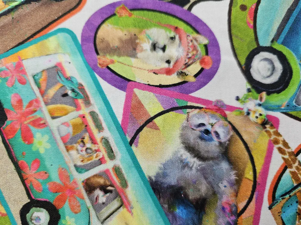 Bavlna zvířatka v autě