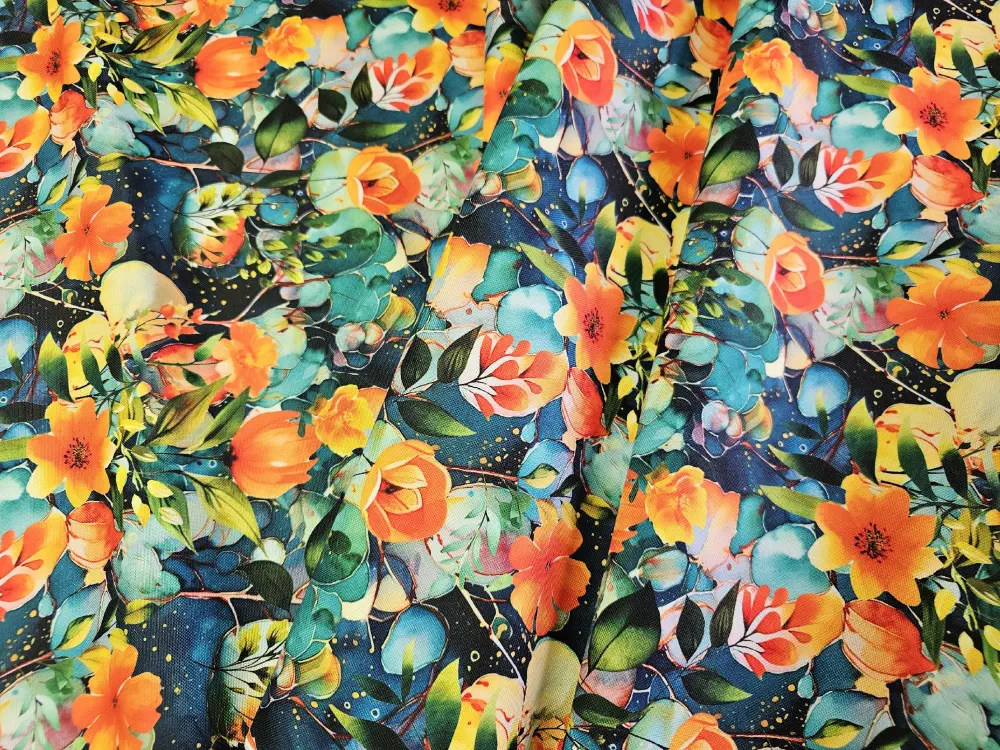 Kočárkovina oranžové květiny