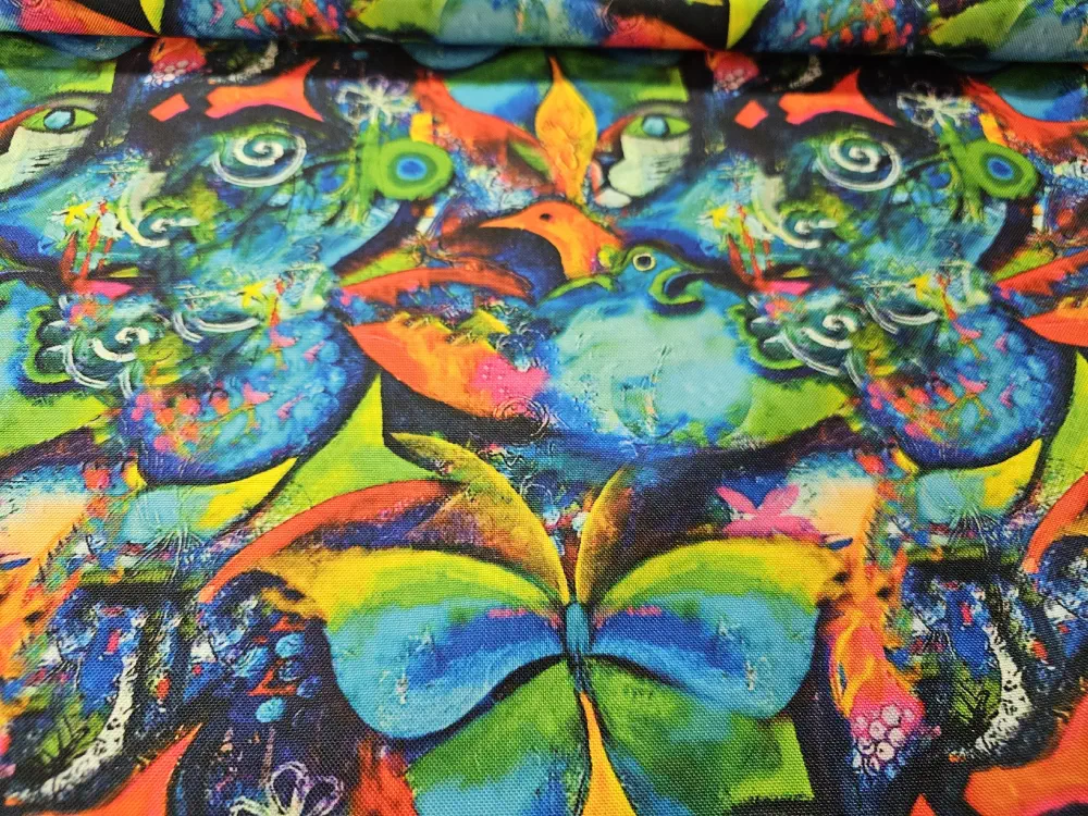 Kočárkovina malovaný obraz