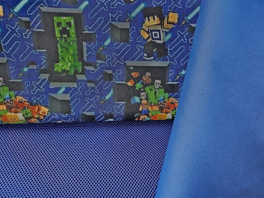 Distanční síťovina temná modrá