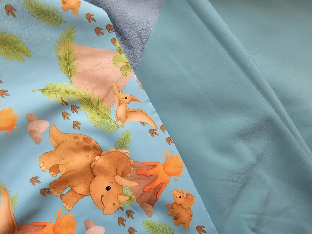 Softshell nebesky modrý