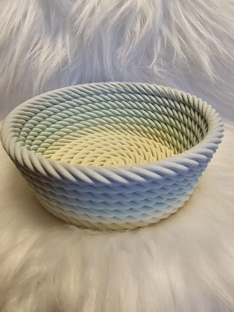 Designový košíček Fénix – velikost S, pastelový přechod