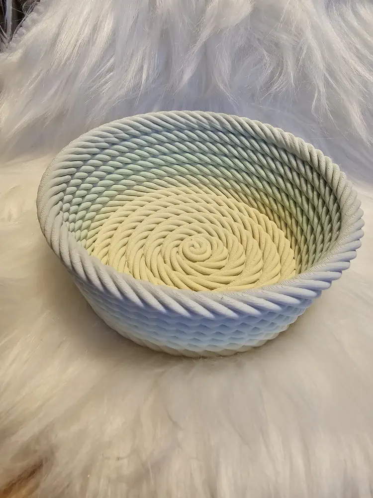 Designový košíček Fénix – velikost S, pastelový přechod