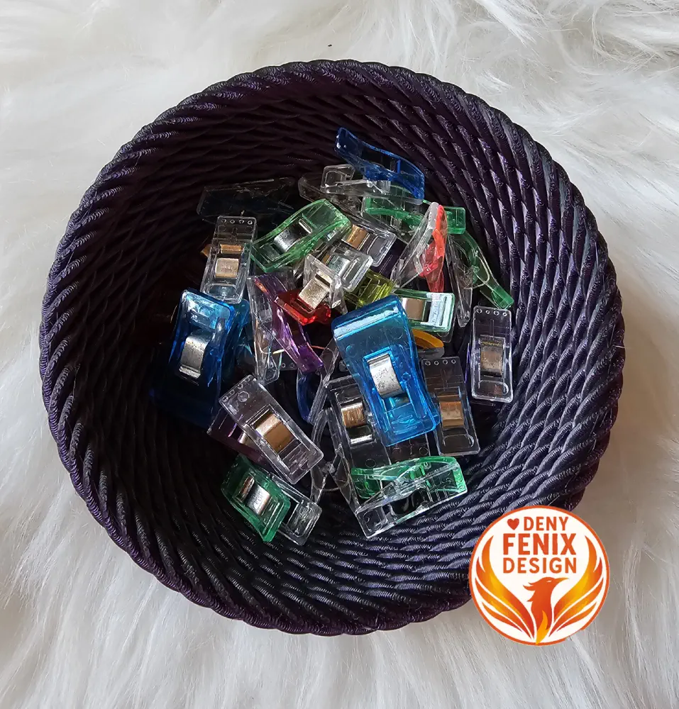 Designový košík Fenix S fialovo-černá