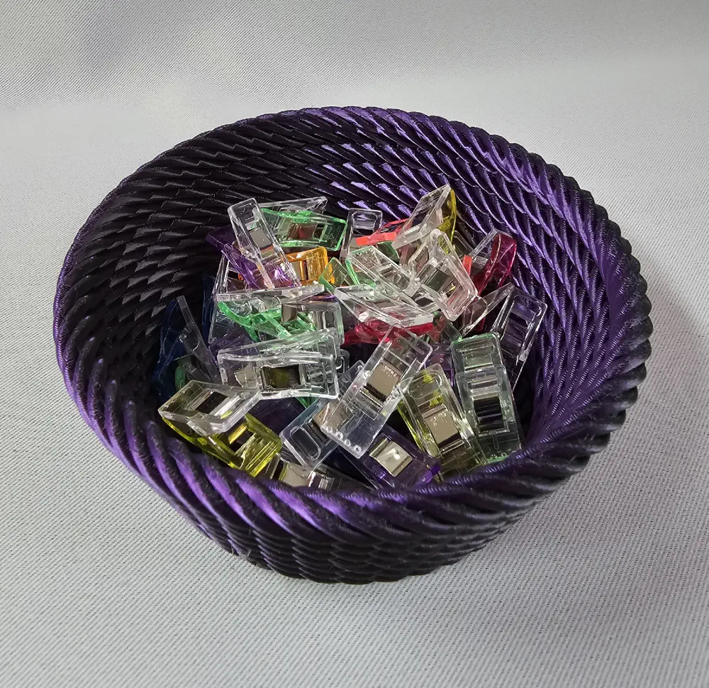 Designový košík Fenix S fialovo-černá