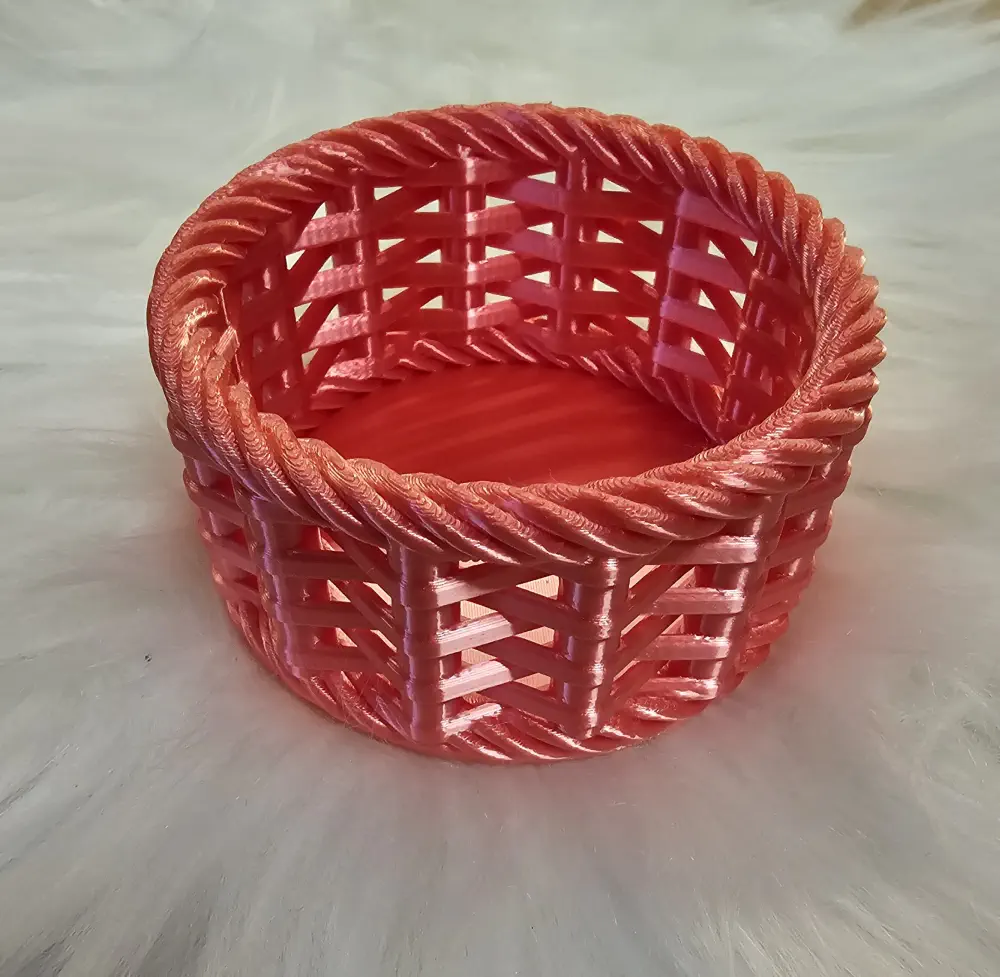 Designový 3D košíček XS – růžový| Deny Fénix Design