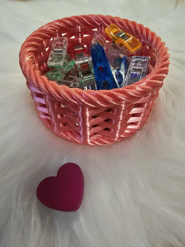 Designový 3D košíček XS – růžový| Deny Fénix Design
