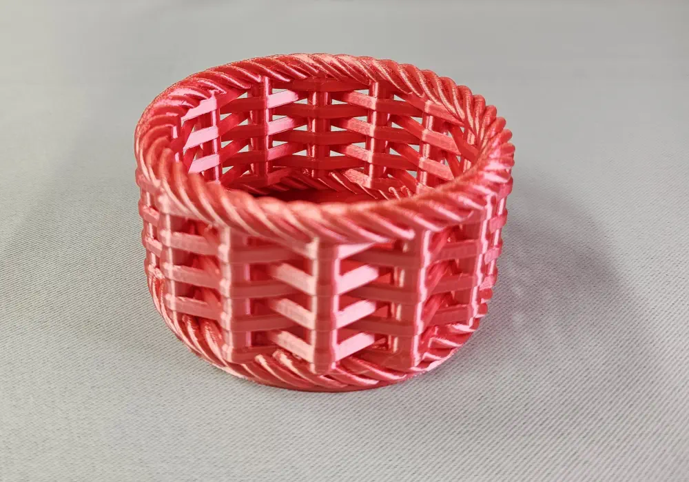 Designový 3D košíček XS – růžový| Deny Fénix Design