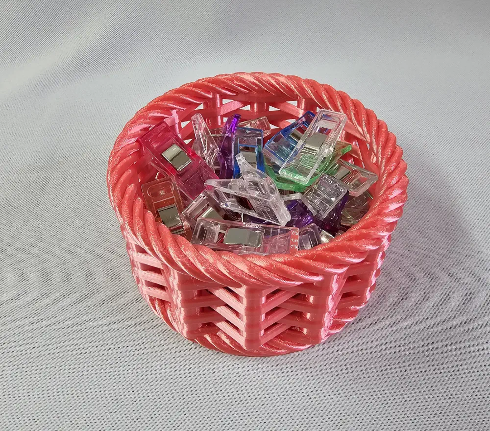 Designový 3D košíček XS – růžový| Deny Fénix Design