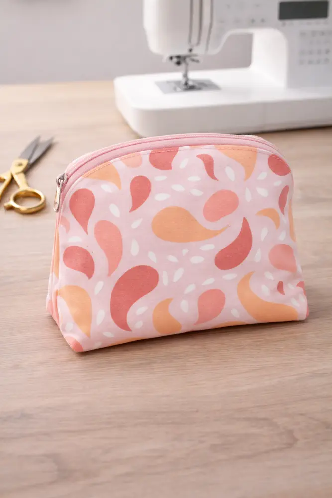 Peach paisley - vzor