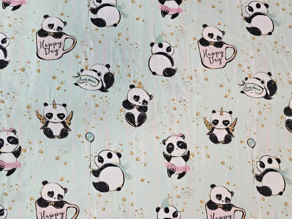 Sladká panda - vzor