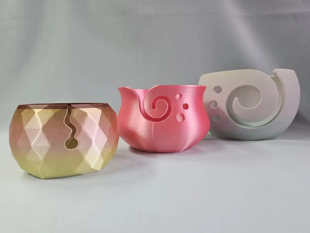 Klubíčková miska růžovo-žlutá