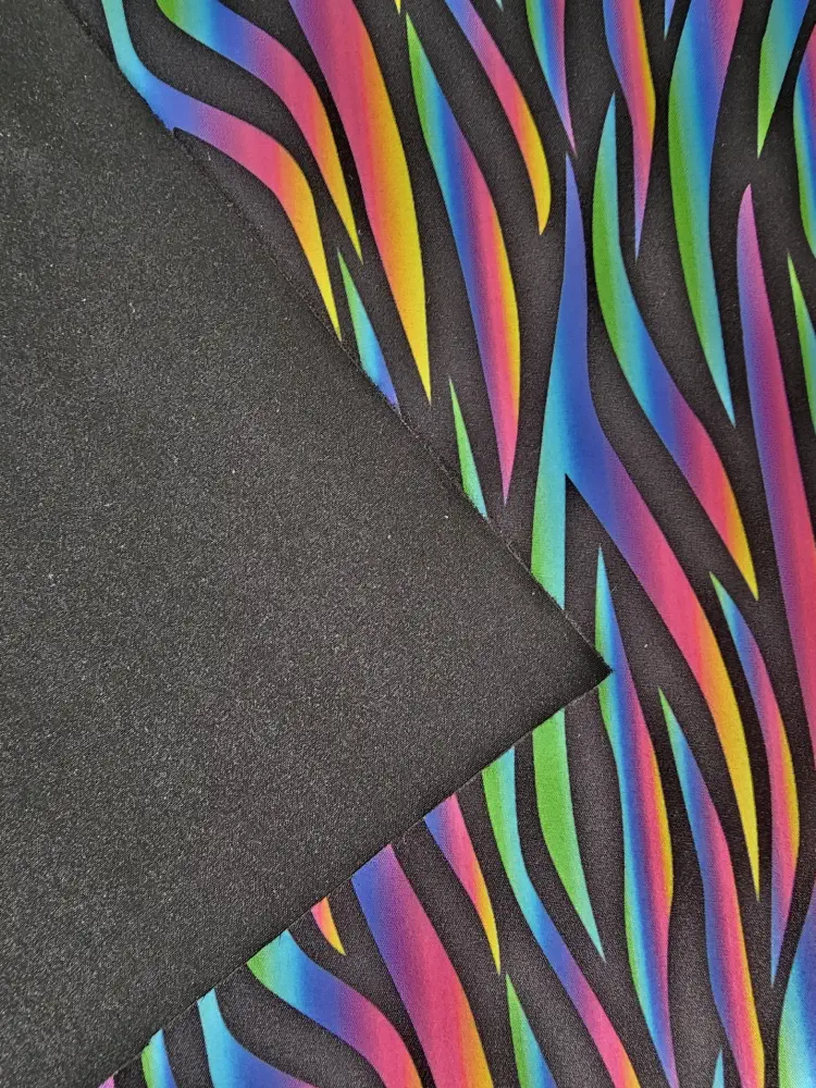 Softshell vlnky neonové