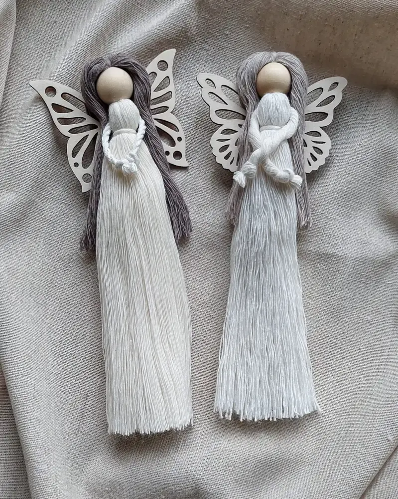  Křídla pro macramé anděla, 8 a 10 cm