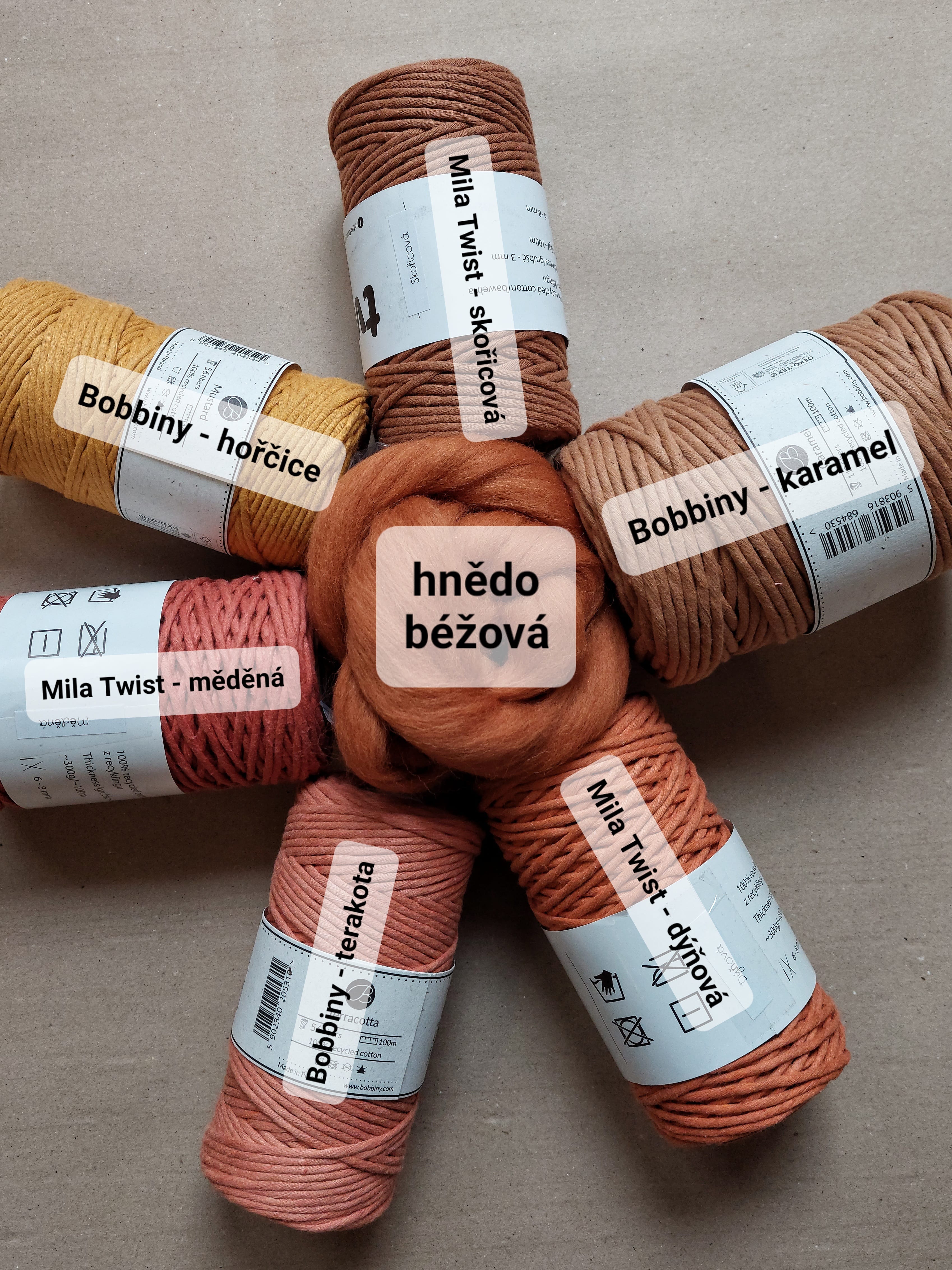 Ovčí rouno česané 20 g - hnědá světlá