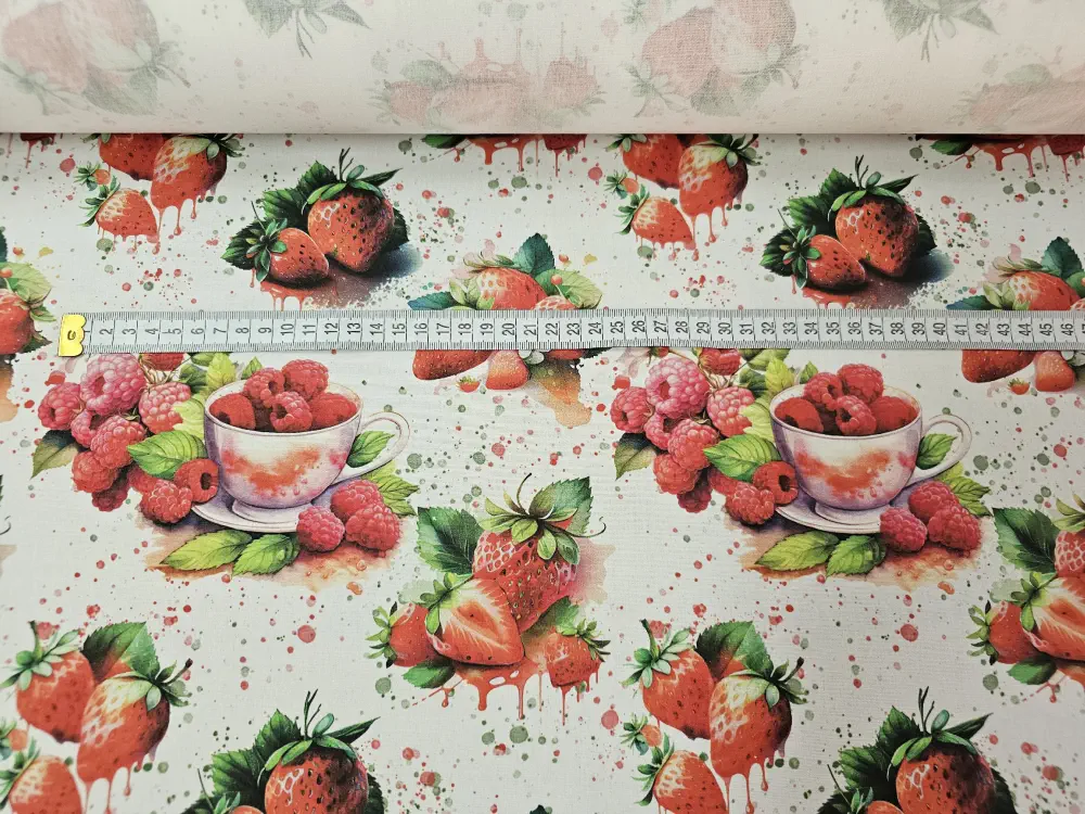 Plátno Maliny a jahody