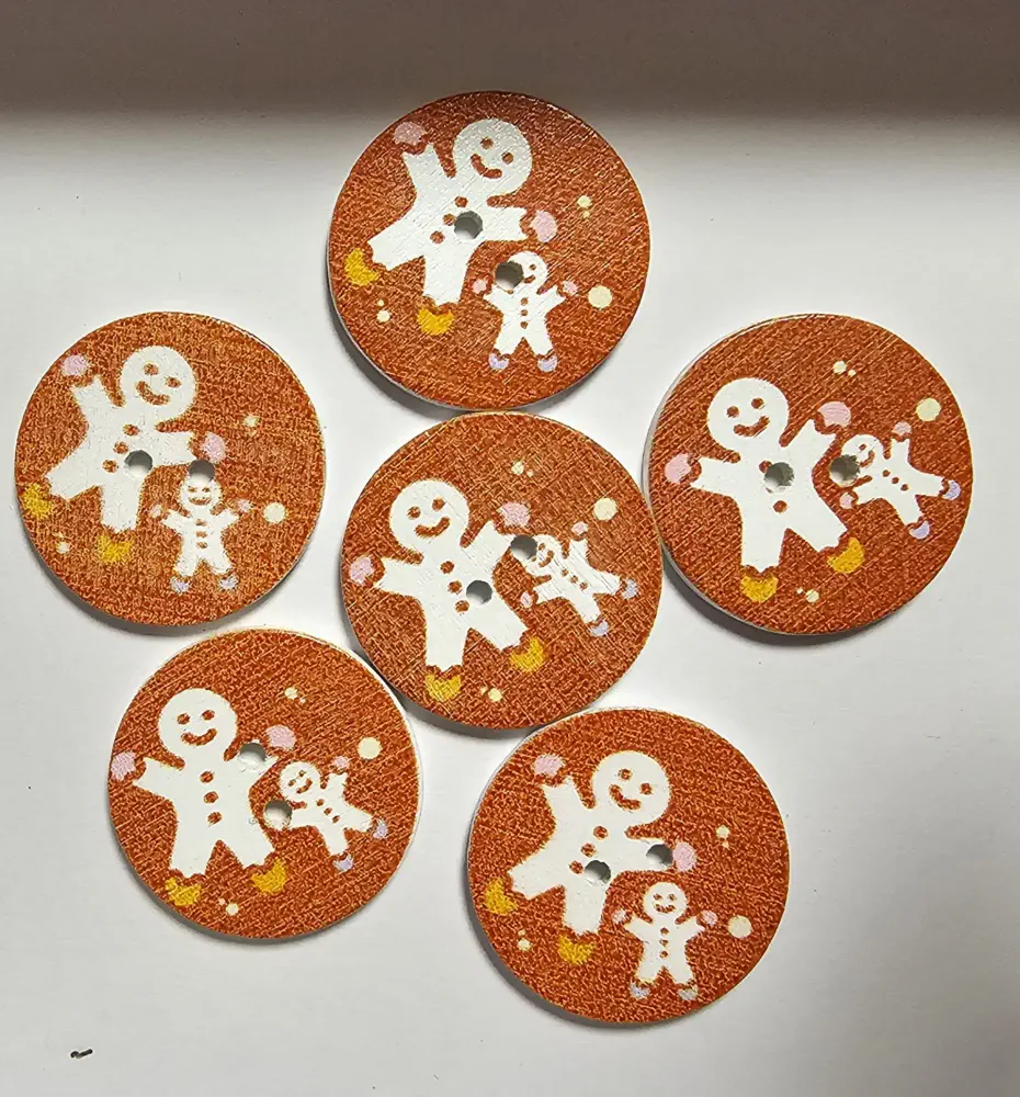 Dekorační knoflík s Perníčkem