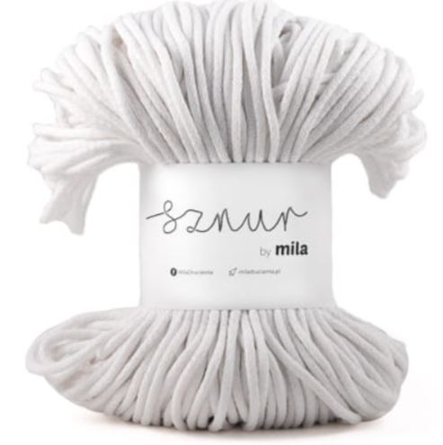 Bavlněná šňůra MILA 3mm - bílá
