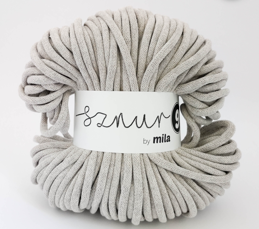 Bavlněná šňůra MILA 3mm - lněná