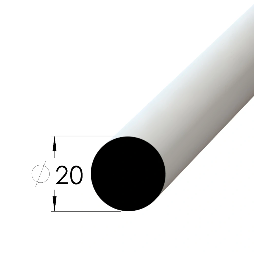 Dřevěná tyč na macramé - délka 30 cm, průměr 2 cm