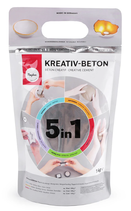 Kreativní beton 5v1 - 1 kg