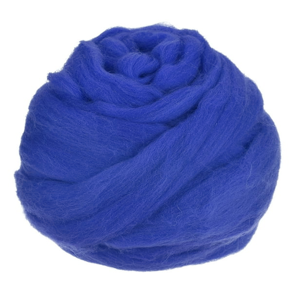 Ovčí rouno česané 50 g - modrá jeans