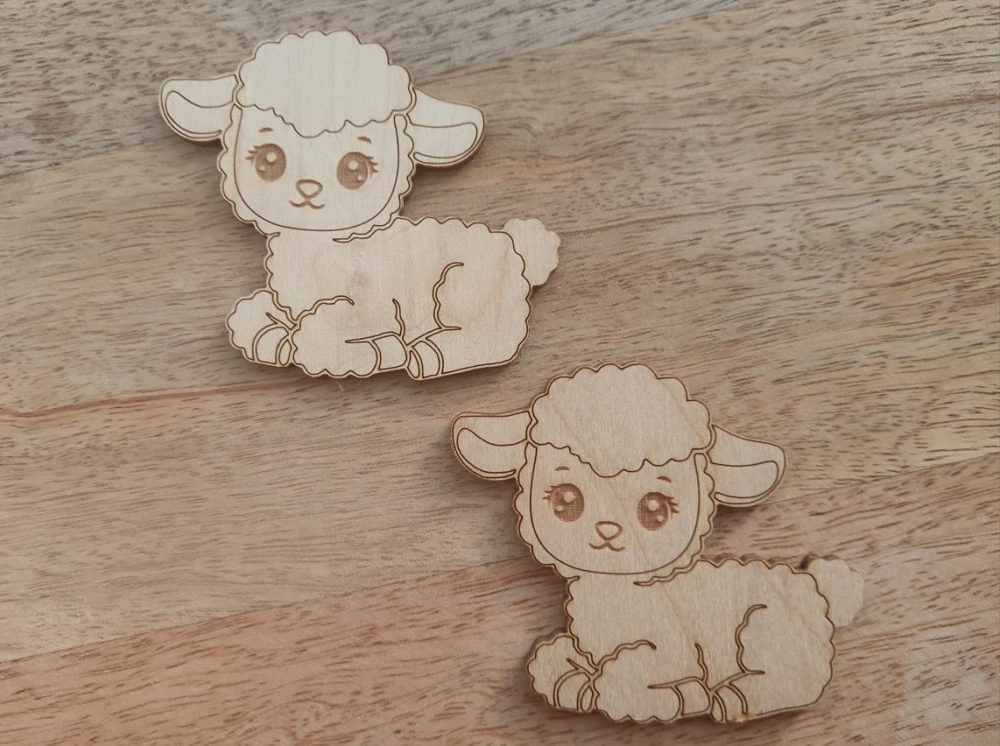 Ovečka č.1 - 6 x 7 cm