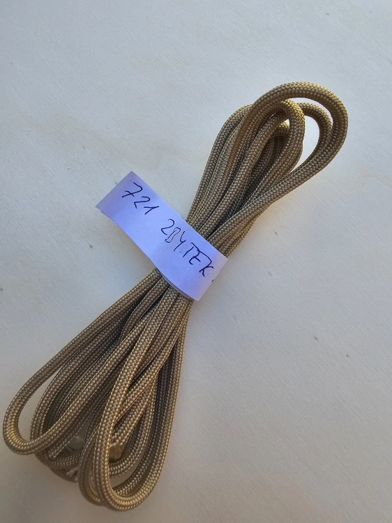 PARACORD 550 - 721 - zlatá-ZBYTEK 2,1m