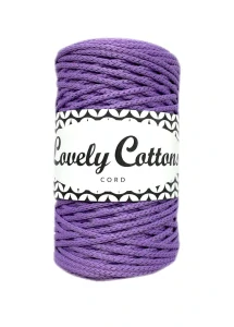 Polyesterová šňůra Lovely Cottons 1,5mm - Fialová