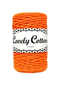 Polyesterová šňůra Lovely Cottons 1,5mm - NEON oranžová