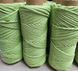 Bavlněná šňůra Pro Macramé – PREMIUM COTTON 3mm -zelené jablko