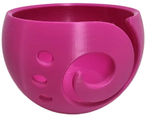 Háčkovací miska na přízi vel. L – magenta růžová