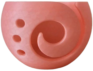 Velká šátková miska L – Neon Coral