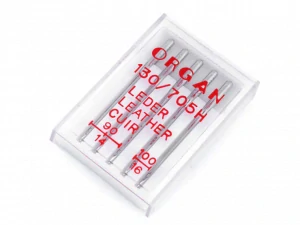 Strojové jehly na kůži  90 a 100 Organ