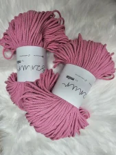 Bavlněná šňůra MILA 3mm - jako růže