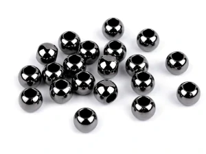 Plastový korálek s velkým průvlekem 8x10 mm