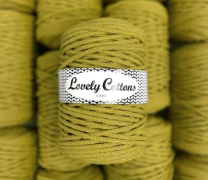 Bavlněná šňůra Lovely Cottons 5mm - Limnáda