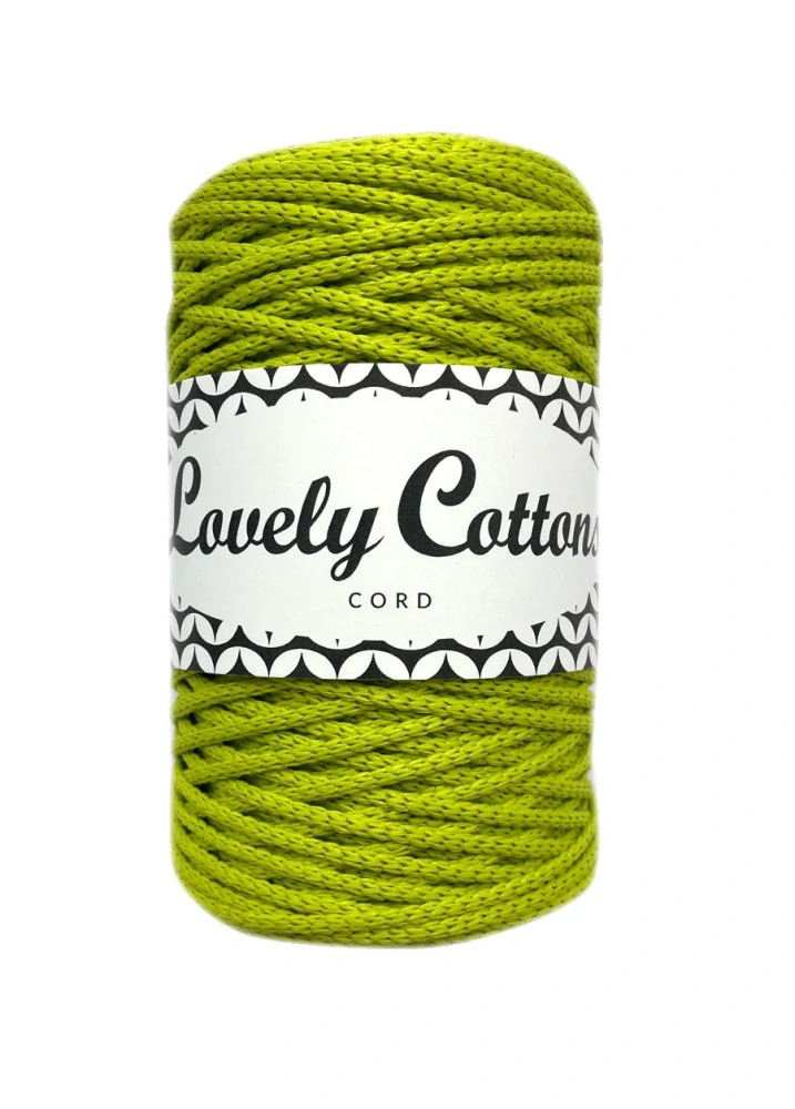 Polyesterová šňůra Lovely Cottons 1,5mm - LIME