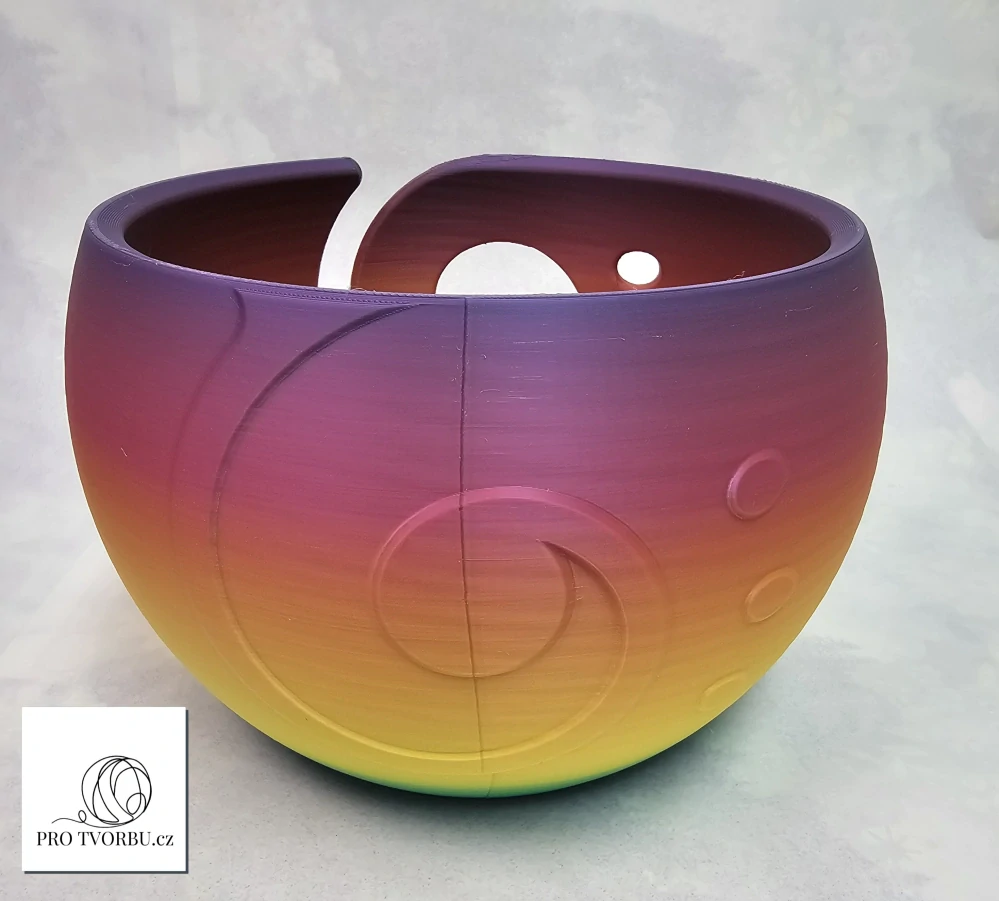 Miska na přízi L – Sunny Rainbow
