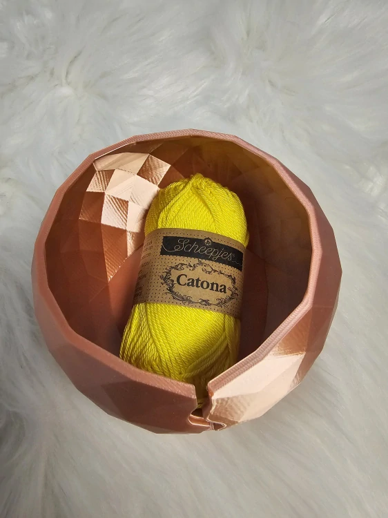 Miska na přízi S – Pudrová meruňka