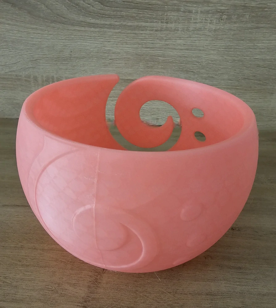 Velká šátková miska L – Neon Coral