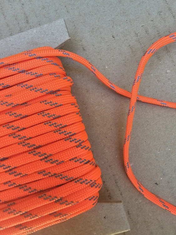 PARACORD 550 - Oranžový- reflexní -R255