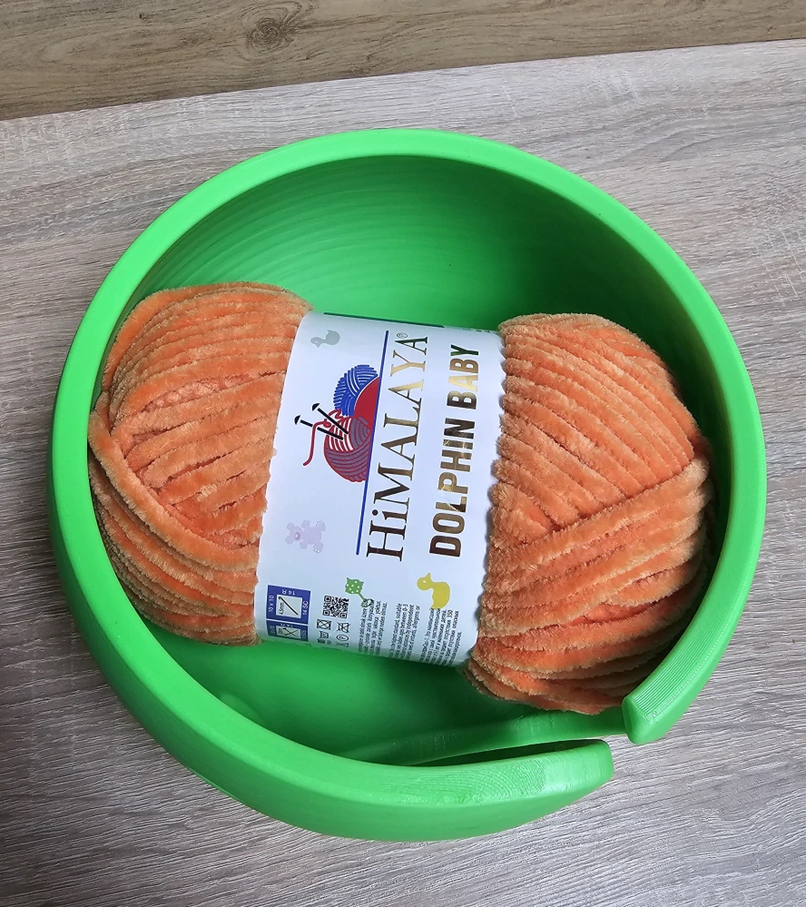 Háčkovací miska na přízi vel. L – Limetka - zelená