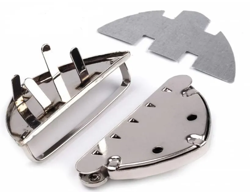 Zapínání na kabelku - 30 x 50 mm - staromosaz