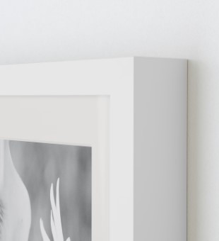 Rámeček - bílý - 15 x 20 cm