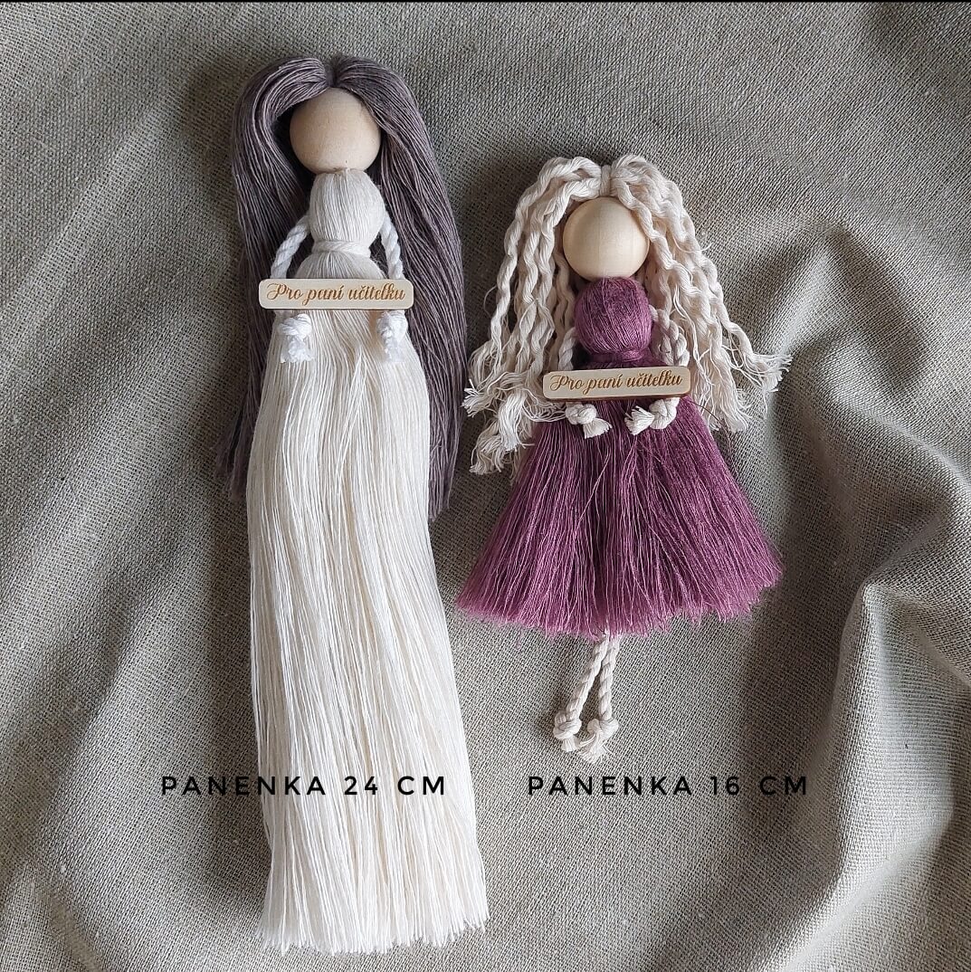 Dřevěný nápis PRO PANÍ UČITELKU - 4 x 0,8 cm