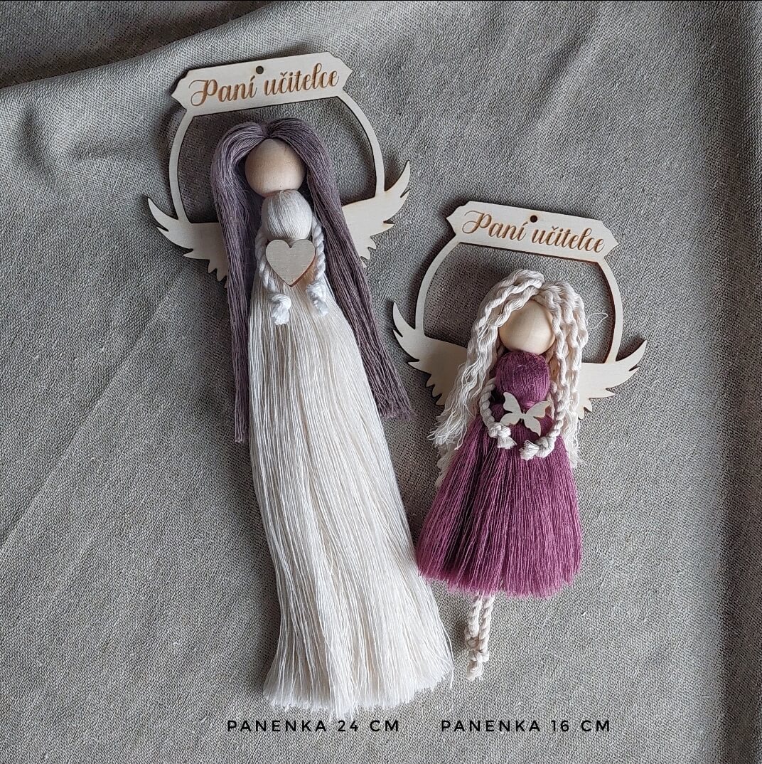 Křídla pro macramé anděla, 11 cm - č.13