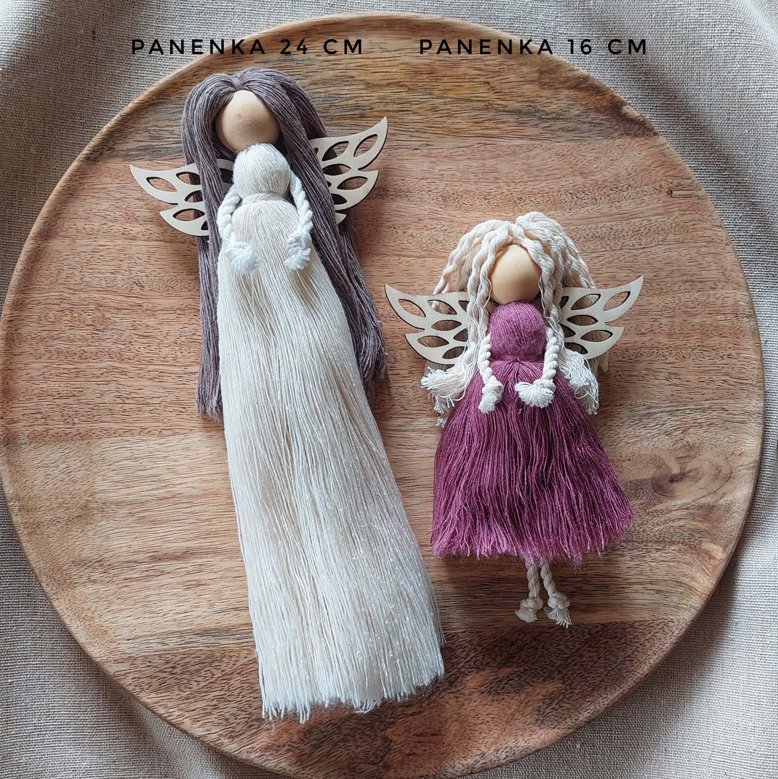 Křídla pro macramé anděla, 10 cm - č.18